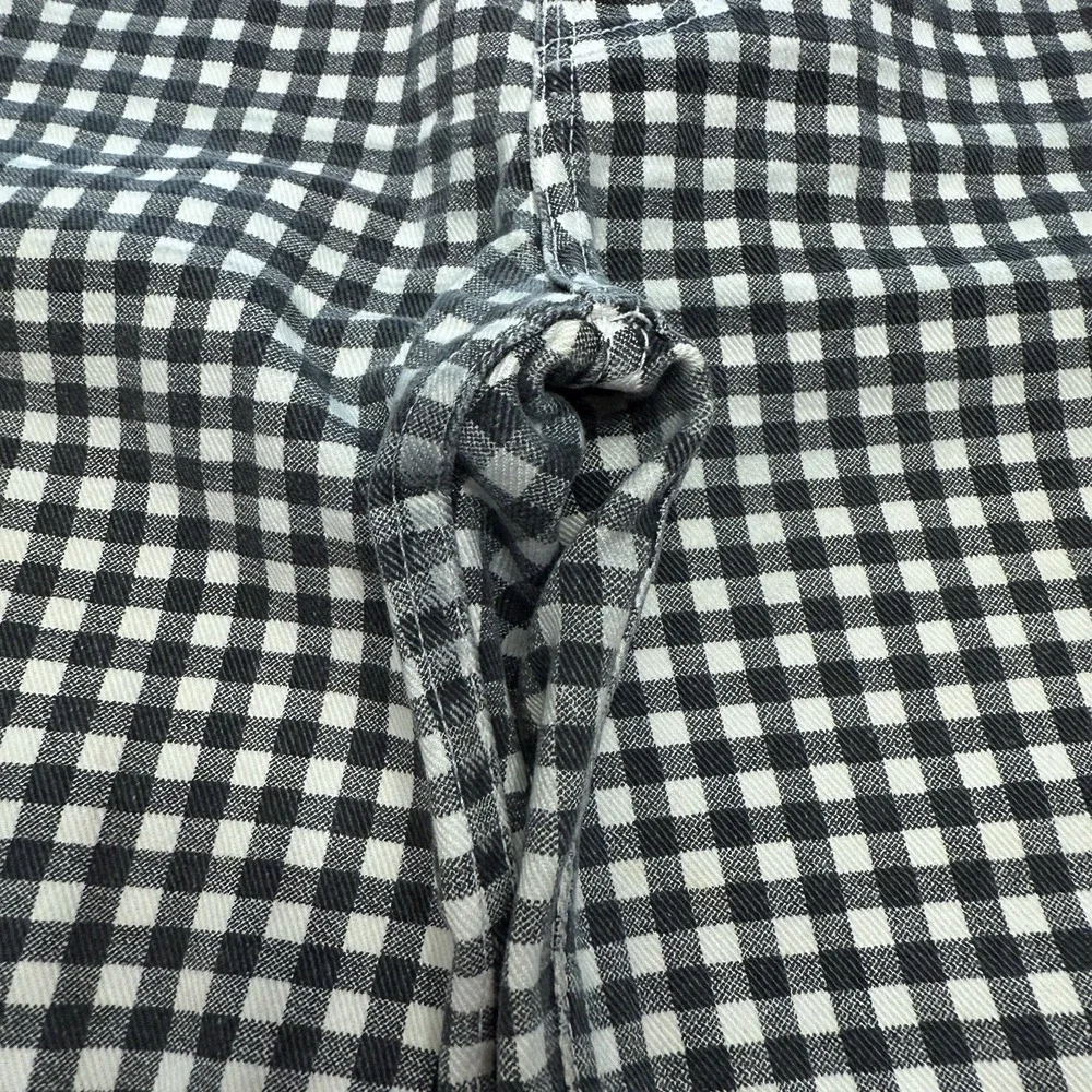 Reformation Fawcett jean women's 26 gingham check plaid preppy boho festival - Picture 15 of 15